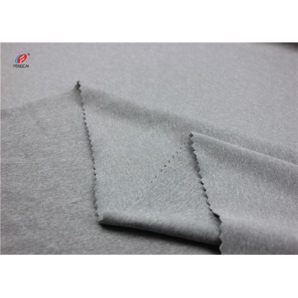 Gray Colour 240GSM Melange Stretch Fabric For Underwear Leggings Yoga