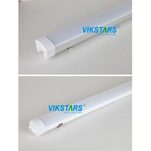 1200mm Pendant Suspended LED Linear Light Ceiling 12PCS ROHS Gray Housing