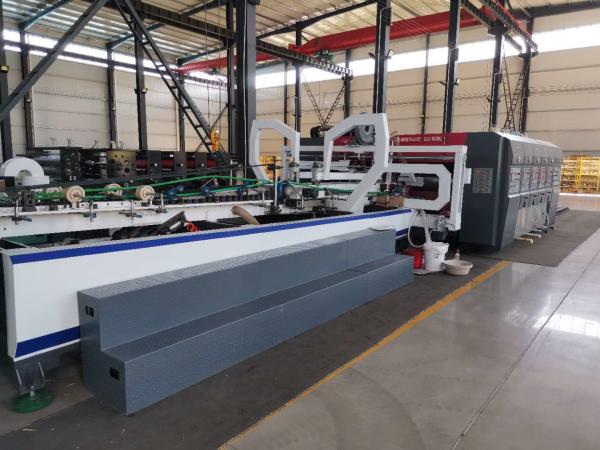 Water Ink Gluer Bundler Printer Slotter Die Cutter