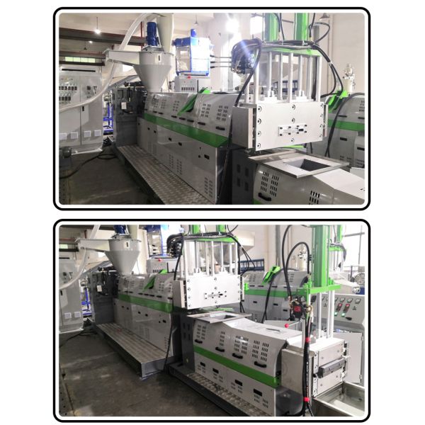 Lvdao High Efficiency PP PE Film Woven Bags Waste Plastic HDPE LDPE Bag Recycling Pelletizing Making Granules Machine