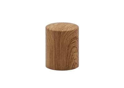 Water Transfer Cosmetic Bottle Cap , Perfume Bottle Lids Wood Grain Printing Aluminum
