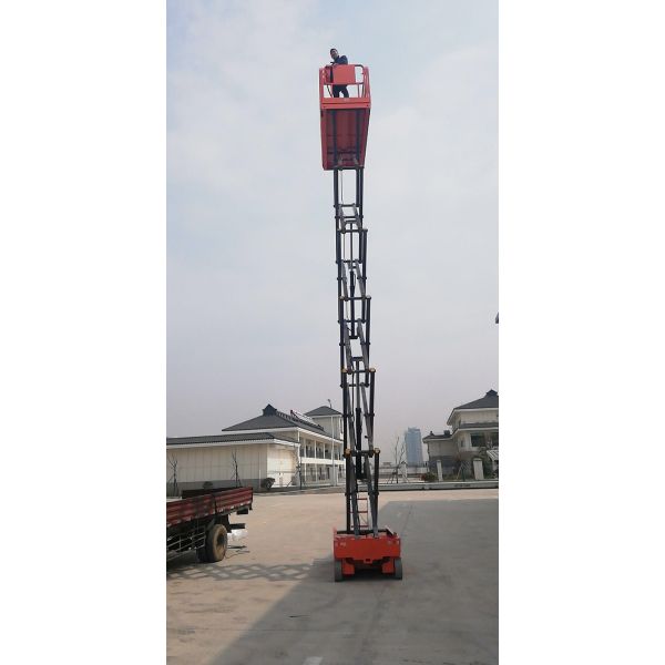 12m Mobile Scissor Lift Self Propelled Construction Upright Work Platforms