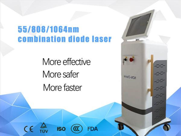 755 808 1064nm laser diode laser hair removal machine with Big spt size 23x23mm
