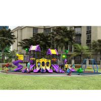 Résistance UV extérieure d'enfants de terrain de jeu d'équipement inoxydable en plastique de la glissière 304#