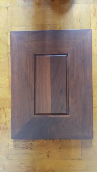 Black walnut solid wood kitchen cabinet door ,walnut recessed door,Kitchen cabinet door