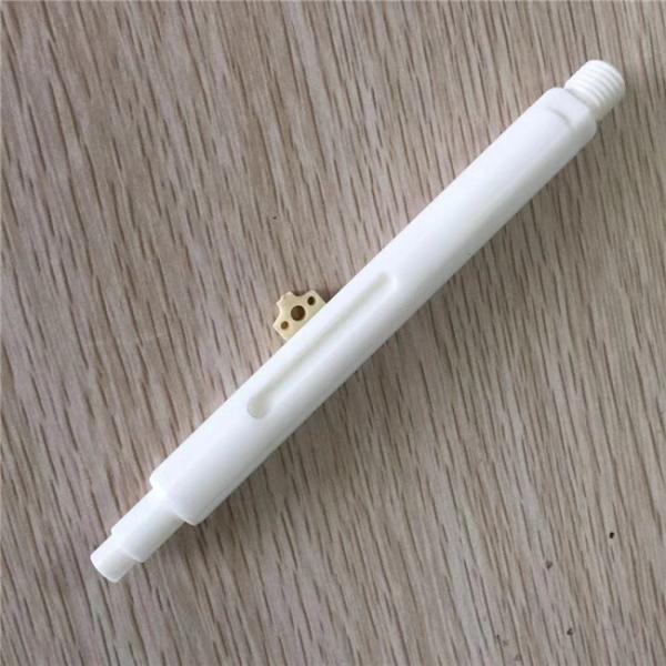 Wear Resisting Zirconium Oxide 1800C Ceramic Impeller Shaft Smooth Mirror Surface