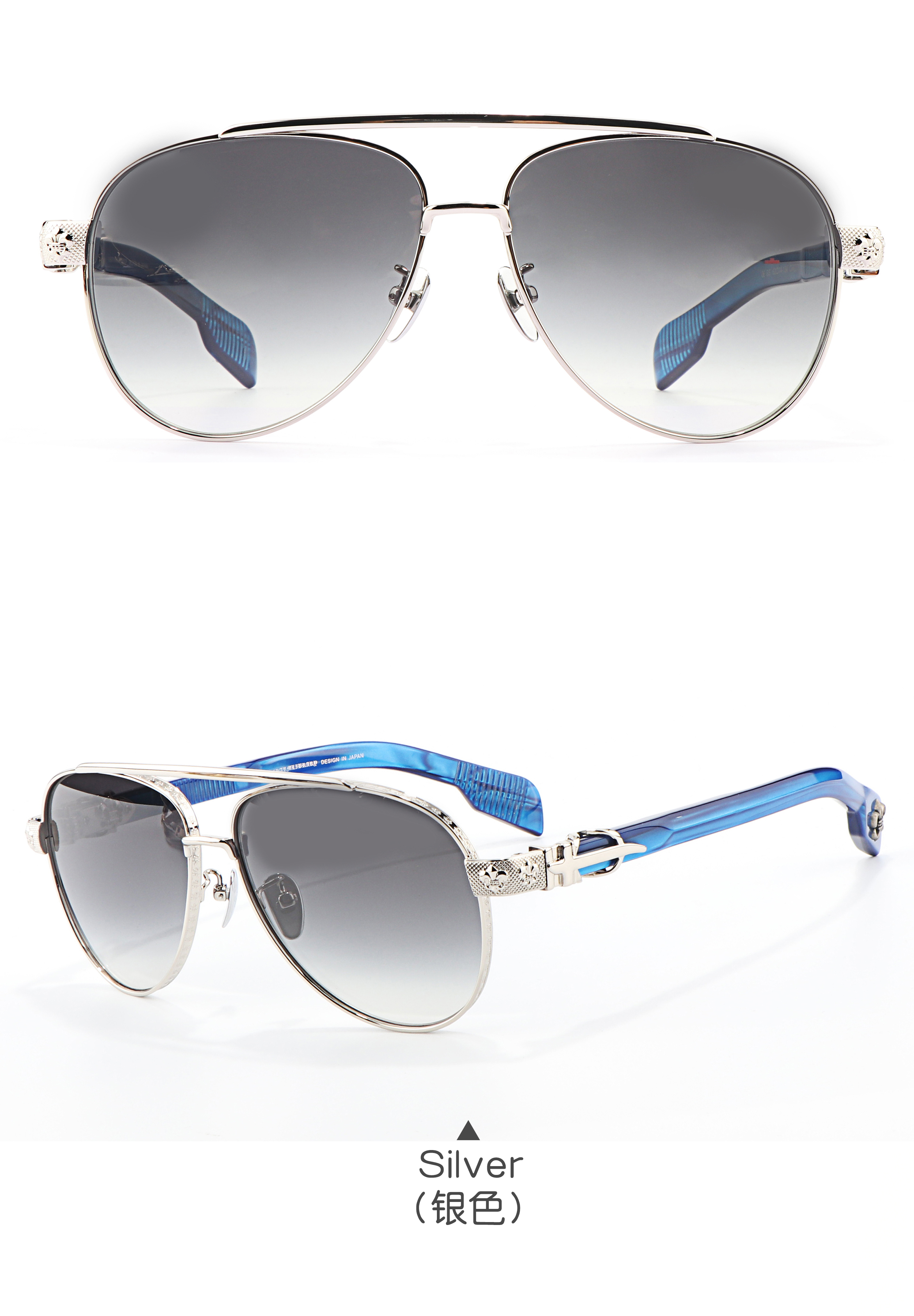 Uv protection Premium Funny Y2kLuxury Pilot Vintage Titanium Acetate Women 2025 China Sunglasses Manufacturers Cricket for Men