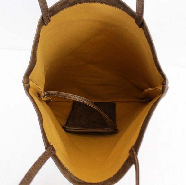Korea retro minimalist literary fresh wild solid color PU shoulder bag shopping bag bag casual female picture