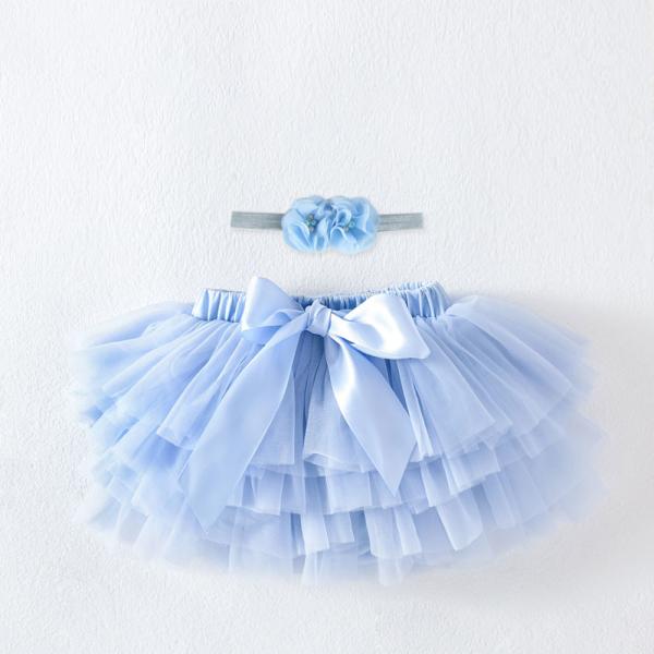 Polyester Infant Girls' Tulle Tutu Skirt Bloomers For Kids Baby Clothing