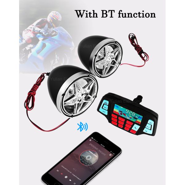 800MA Motorcycle MP3 Player OEM Waterproof Audio Amplifier