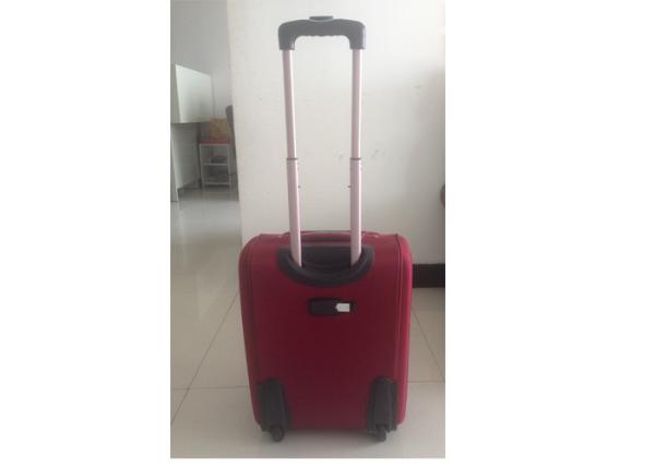 Logo Customized Soft 4 Pieces Eva Iron Trolley Luggage With Lining 170T Polyster