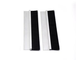 Black Door Bottom Brush PP PA Material Customized Size Strip Brushes
