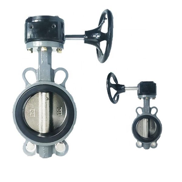 Water Medium DN40-DN700 Manual Turbine Cast Steel Soft-Seal Butterfly Valve D371X-16C