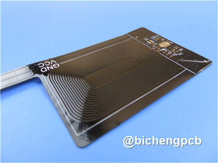 Гибкий напечатанный PCB цепи (FPC) гибкий на Polyimide с черной маской припоя