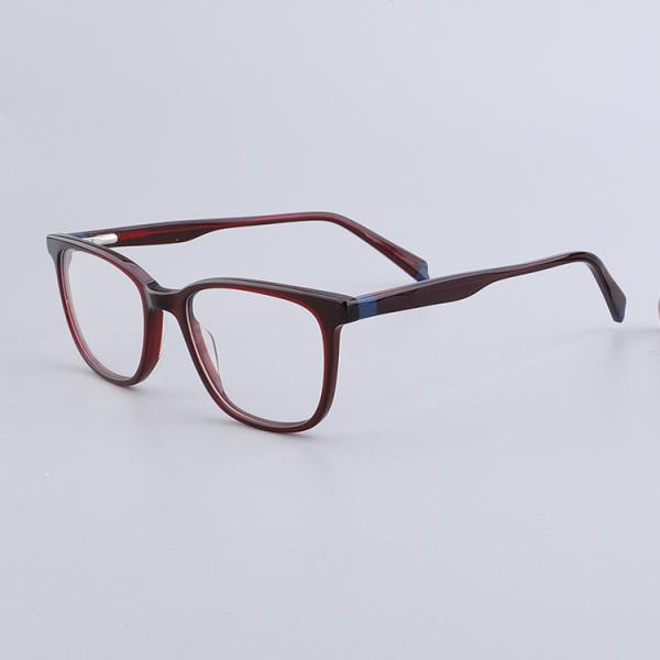 45mm Retro Acetate Optical Frame For Unisex Eyeglasses