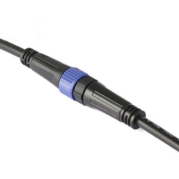 Industrial Cable For Lighting Equipment M16 Lock 2pins OD6.0mm