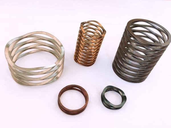 Long Life Multiturn Wave Springs For Bearing , Carbon Steel Wave Disc Spring
