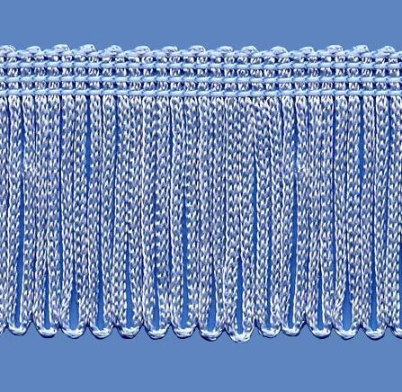 Vogue shiny wholesale ODM polyester bullion fringe tassel trimming for home decoration