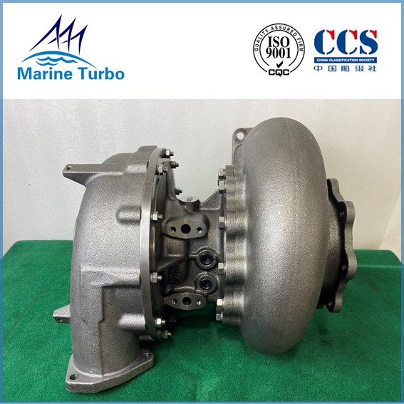 Water Cooled T-AT14 Marine Turbocharger With 500KW Engine