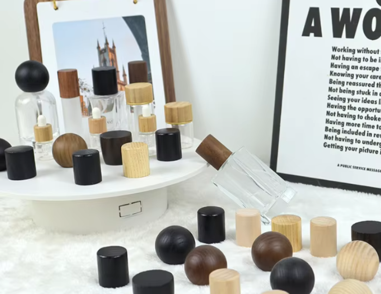 Деревянная крышка белый восковый черный ореховый бутылка крышка для стеклянной бутылки парфюмерии