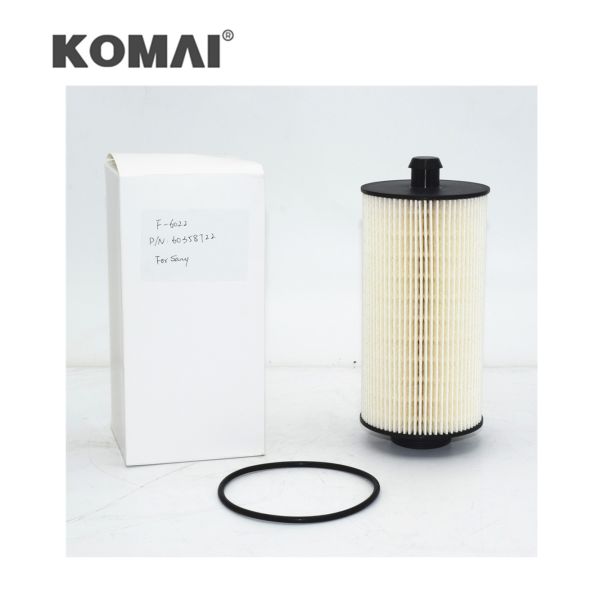 Piezas del motor para el filtro de combustible del material de construcción de Sany 60358722