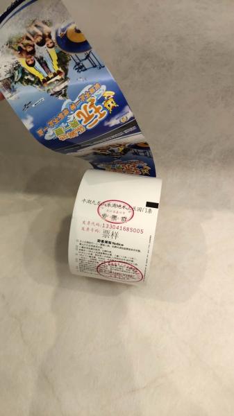 General Admission Blank Concert Ticket Paper Offset Printing Customized