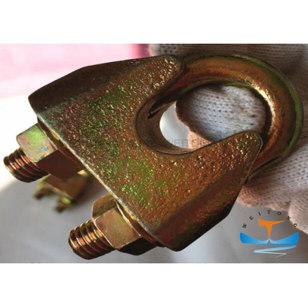 Customized Size Rigging Lifting Equipment DIN741 Wire Rope Clamp