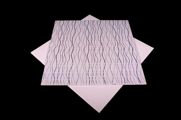 Hot Stamping Surface Pvc Suspended Ceiling Tiles For Office Buildings / Lobbies