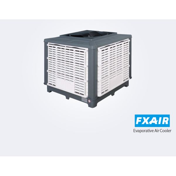 18000cmh Hot sale noiseless box shape industrial Wall Mounted Air cooler/ Evaporative air cooler/ industrial air cooler