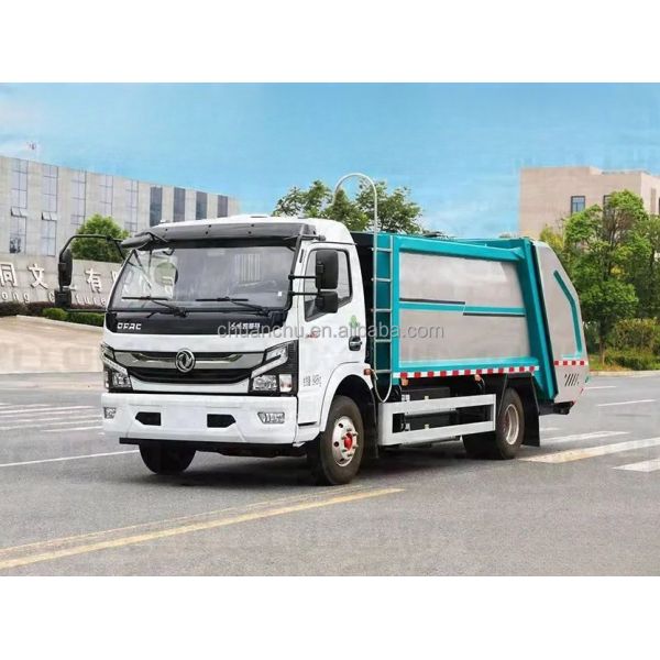 Dongfeng Compression Pure Electric Truck For Garbage Collection Eco Friendly