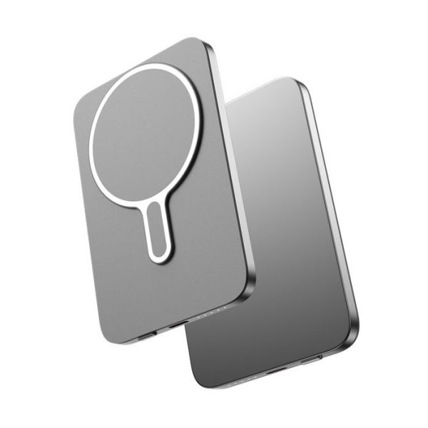 Slim Aluminum MagSafe Power Banks 10000mAh Fast Charging Power Bank For IPhone / Android