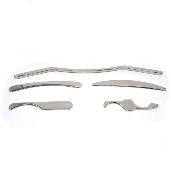 Body Massager Properties Medical Grade Stainless Steel Gua Sha Set for Myofascial Release 5 in 1