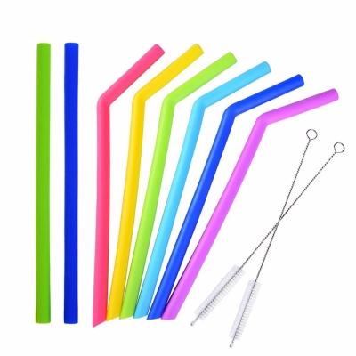 FDA aprovou palhas de dobramento longas do silicone de 25cm