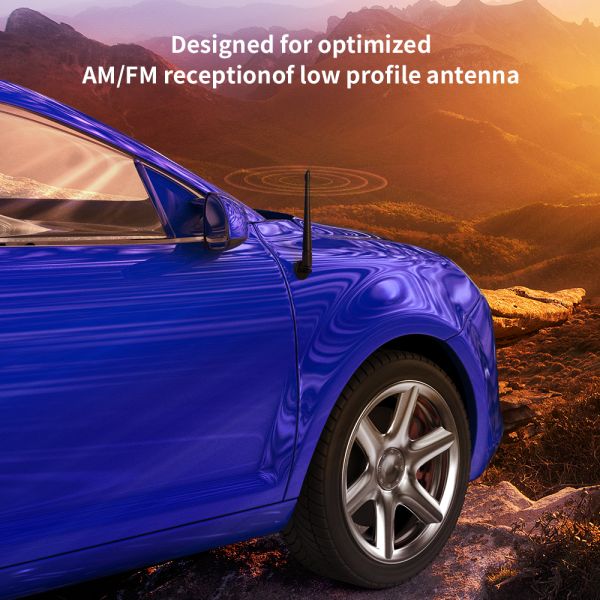 VSWR 1.5 Stubby Car Auto Antenna AM/FM Radio Aerial Screw Type with PVC