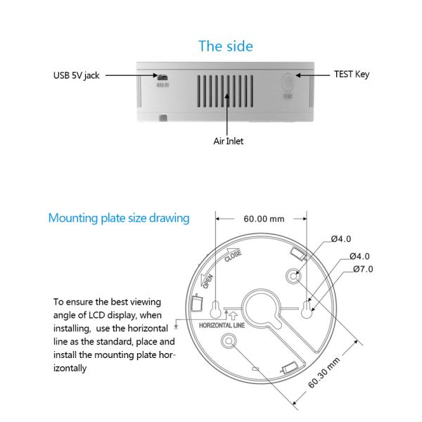 Glomarket Tuya Wifi Gas Detector GSM Alarm System Lcd Digital Alarm Leak Sensor Gas Leak Detector