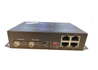 Ethernet completos de conexão em cascata do gigabit 4 do interruptor dos ethernet da fibra ótica 2 portos óticos