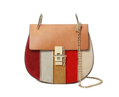 Desginer Handbags Copy Leather Bags for Women Patchwork  Bags with Lock