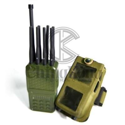 O múltiplo une o rádio portátil do jammer do sinal do telefone celular com tampa de nylon