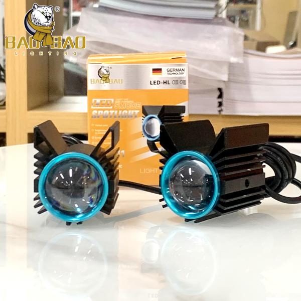 G17 Aluminum 11 Watts Mini Driving Light White Yellow Dual Color Red Devil Eyes Mini Fog Light for Motorcycle Bike Led Light