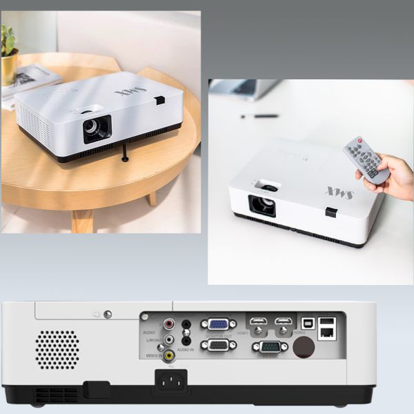 3LCD 4000 Lumens Hd Multimedia Lcd Projector Multimedia Video Projector