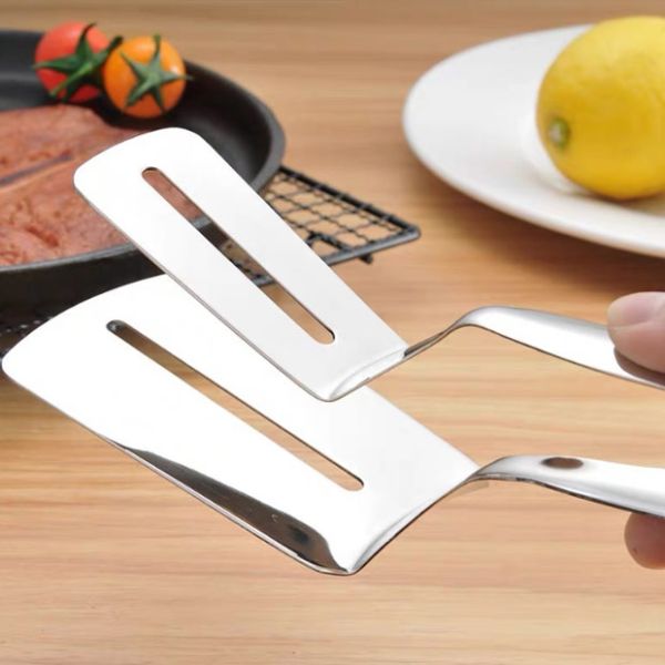 Barbecue Clamp Stainless Steel 3-In-1 Food Tong Multifunctional