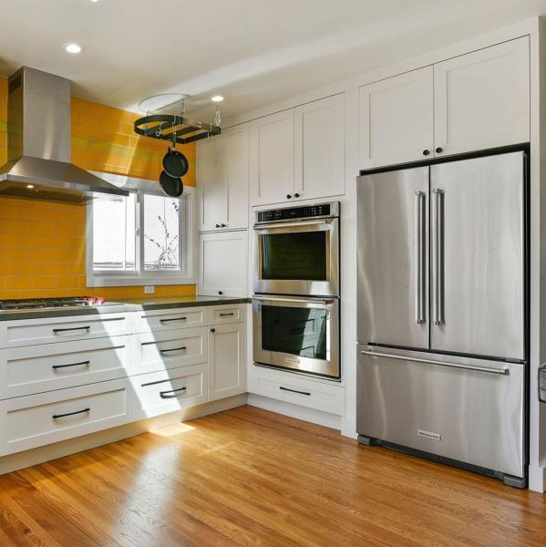 White Shaker Lacquer Kitchen Cabinet Cupboard American Style Cabinet Prefab Storage