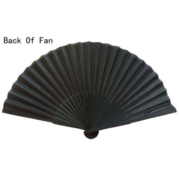 High Quality Portable Silk Folding Hand Fan Bamboo Fans for Wedding Decoration