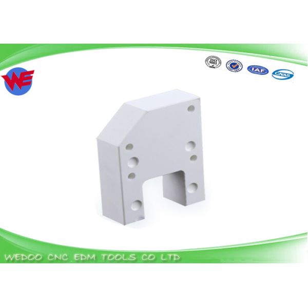 X053C443H01 White Mitsubishi EDM Parts M305 EDM Ceramic Isolator Plate