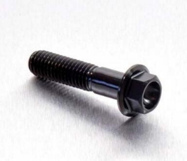 Steel Anti Loose Titanium Flange Screw Bolt External Hex Drive With Hat Ring