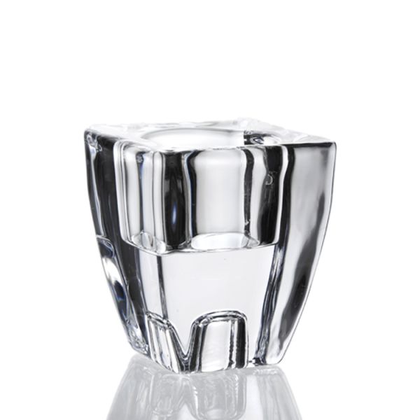 Multipurpose Crystal Hurricane Candle Holders , Floating Glass Candle Holders 10cm