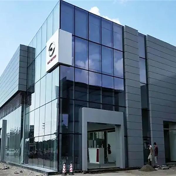 Eco Friendly Acoustic Exterior Wall Cladding Sheets Perforated Metal Panel PVDF Coated