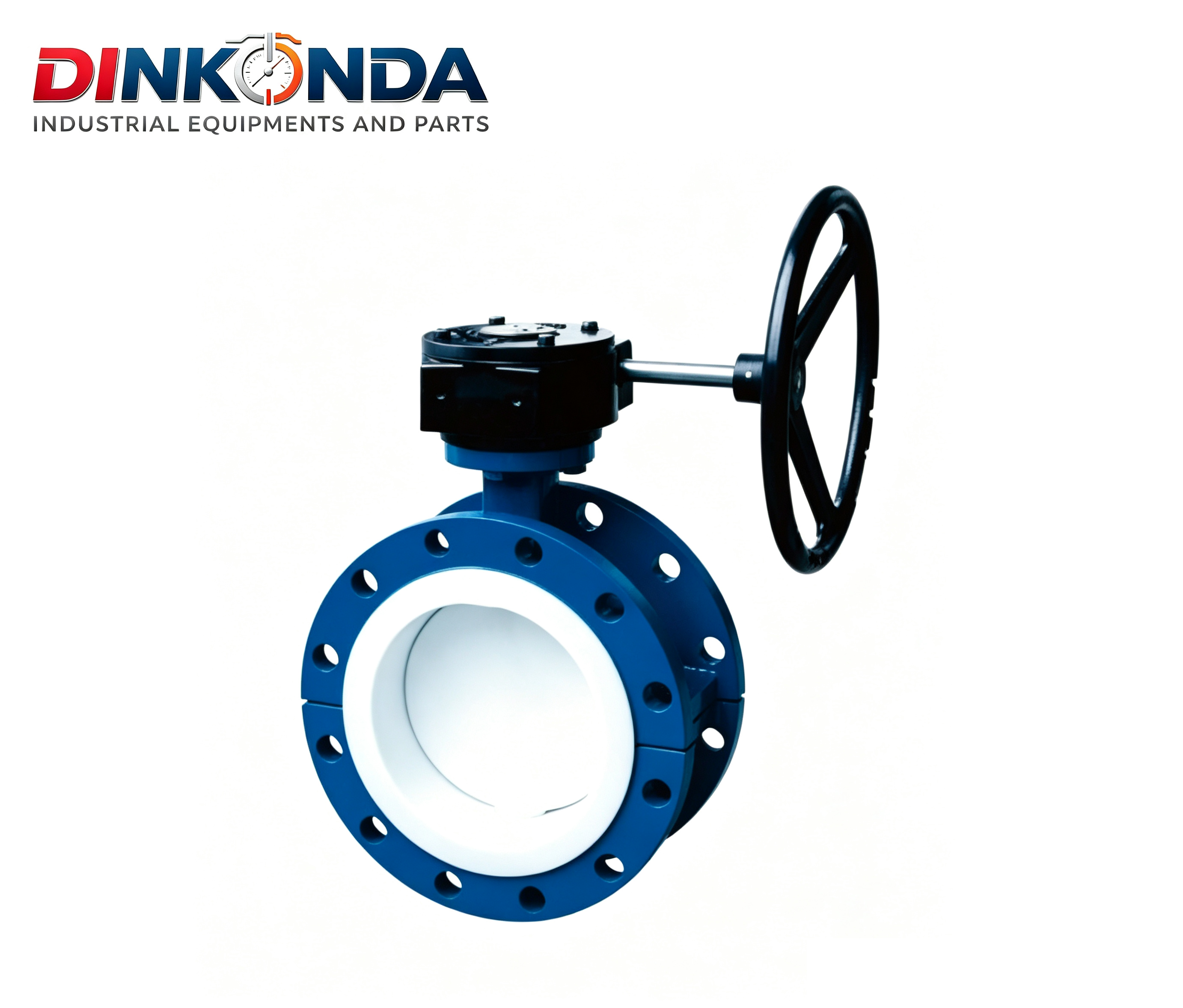 90 Degree Rotary Hard Seal Butterfly Valve In Power Plant Bidirectional Soft Seal