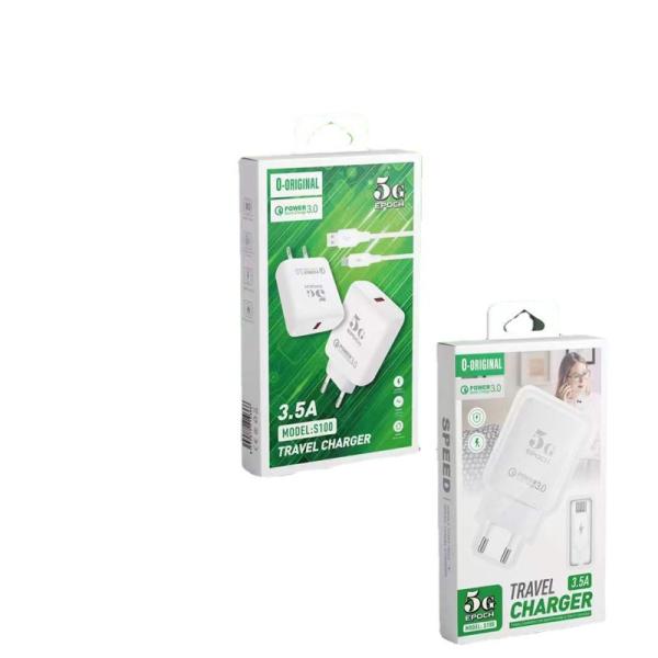 High Speed 3.5A Single USB Charger Kits Travel Charger For Iphone