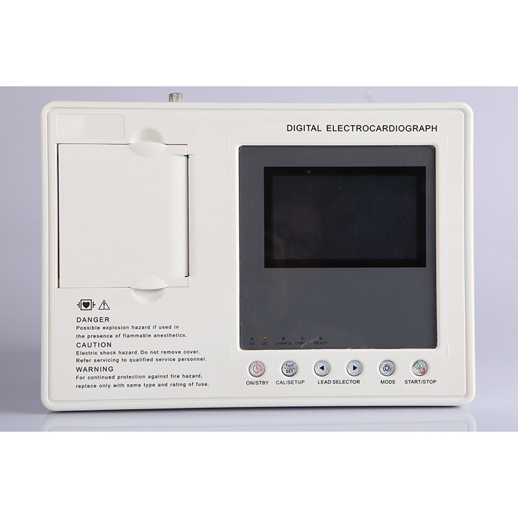Metal ecg machine Digital 3 Channel 12 leads ecg machine electrocardiograph ecg machine